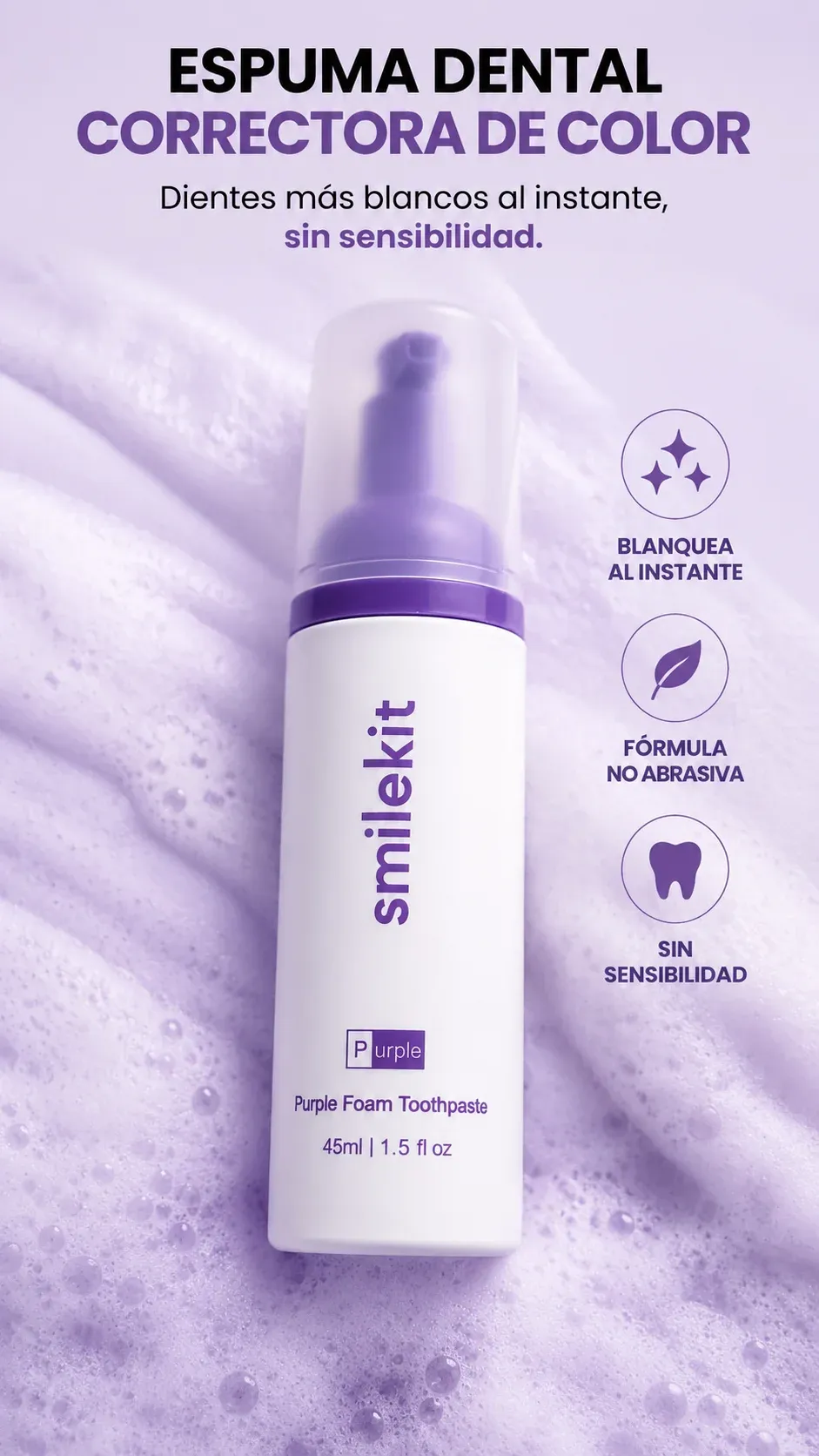 SmileKit® V34 - Espuma Correctora de Color Dental